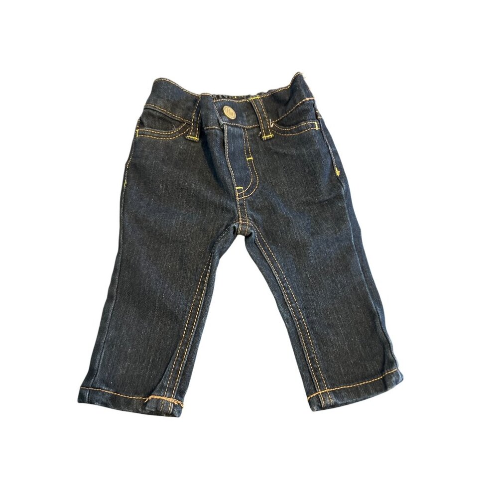 Y2K Rocawear Classic Baby Infant Denim Jeans Embroidered Back Pocket Size 0/3 M